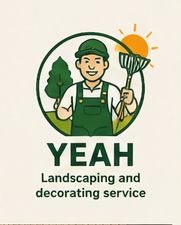 YEAH Landscaping and decorating service logo